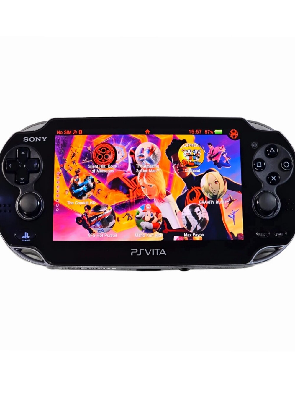 Sony PS Vita OLED 1100 Black Model | Plug & Play | Accessories & content